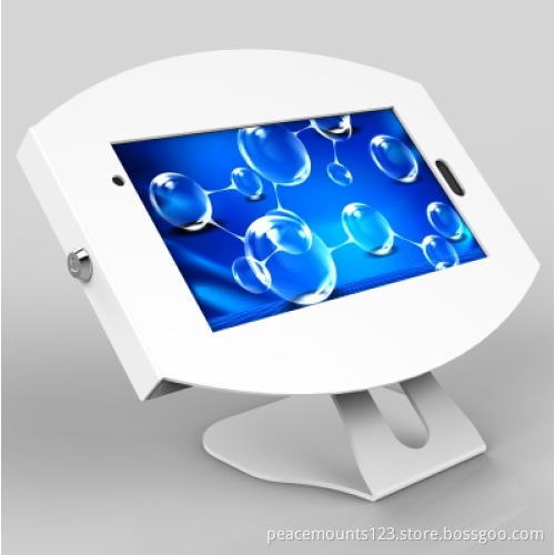 Round Samsung Tablet enclosures desk stand